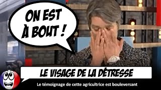 Une agricultrice CRAQUE en direct en évoquant sa situation [upl. by Kemble]