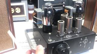 Single Ended Type 42 Pentode Tube Amplifier  The Vintage Audio Life [upl. by Colson722]