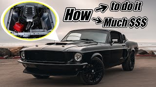 Turning a Classic Car into a Modern Car A quotHow toquot and Cost Breakdown Guide [upl. by Yerag]