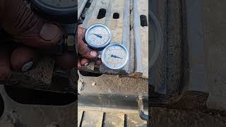 how to check Hyundai 215 smart plus hydraulic pump pressershorts excavator [upl. by Neerak]