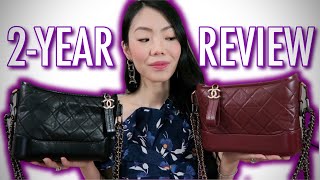 CHANEL GABRIELLE BAG SMALL  2 Year Wear and Tear Updated Review  FashionablyAMY [upl. by Htebizile]