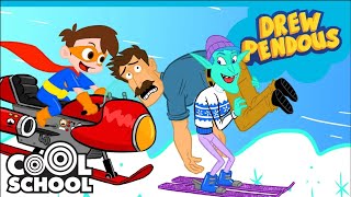 Super Drew Rescues Dad ⛑️ Fathers Day Special Mashup  Cool School Cartoons [upl. by Plerre]