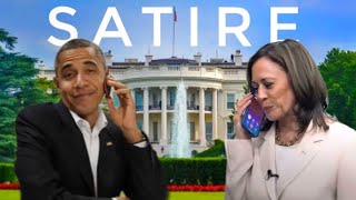 Obama’s Call to Kamala  satire comedy kamala funny [upl. by Bloem753]