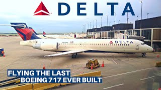 DELTA BOEING 717200 Economy  Chicago  Detroit  Flight Review [upl. by Zetrauq]