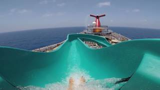 Carnival Valor Water Slide [upl. by Enilegnave]