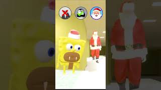 Spongebob vs Santa A Snowy Christmas Clash🎅❄️😲 meme gmod [upl. by Gati706]