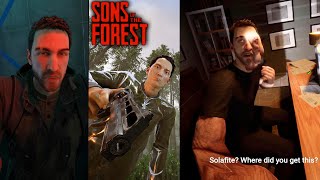 Sons Of The Forest All 10 Cutscenes  Endings [upl. by Richara]