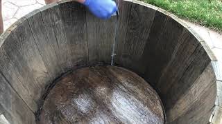 DIY BARREL FISH POND [upl. by Cathyleen337]