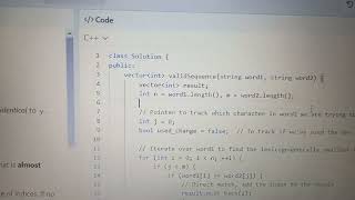 Find the lexicographically smallest valid sequence  leetcode contest direct solution in c [upl. by Akkinahs]