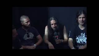 DARKENHOLD  INTERVIEW AT HELLFEST 2018  MMTV [upl. by Albertson]