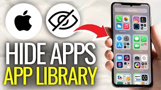 How to Hide Apps from App Library on Iphone iOS 18  Full Guide [upl. by Appleton]