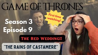 First Time Watching Game of Thrones 3x9 quotThe Rains of Castamerequot THE RED WEDDING  OMG IM NOT OK [upl. by Akinahc566]