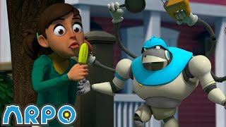 Ice Lolly Trouble  ARPO The Robot  Funny Kids Cartoons  Kids TV Full Episodes [upl. by Monney362]