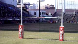 2011213 ラグビー日本選手権 帝京大学対東芝ブレイブルーパス [upl. by Alabaster]