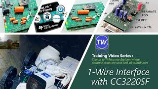 CC3220  Interface 1 wire DS18B20 temperature sensor using TIRTOS [upl. by Alliuqet]