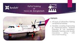 FlyPal Training At NovoAir  Bangladesh  By Mr Devendra Naik amp Mr Abhijit Shedge From Bytzsoft [upl. by Eneli939]