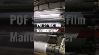 POF Shrink Film Polyolefin Shrink Film Heat Shrink Wrap Plastic Film Production [upl. by Obie]