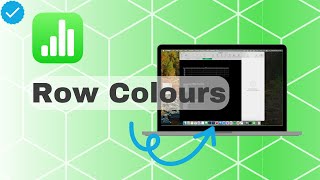 How To Set Up Alternating Row Colours On Numbers [upl. by Jorin]