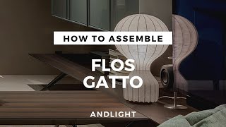 How to assemble the Flos Gatto Table Lamp [upl. by Ellehcsar]