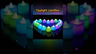 Tealight candles  Diwali decoration  water deepak shorts viral [upl. by Medorra]