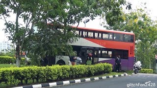 Double Decker Bus Crash Aftermath  Dragging The Bus Out [upl. by Ytomit]