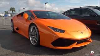 Arancio Borealis Lamborghini Huracán [upl. by Laaspere510]