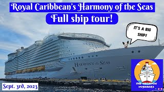 The Ultimate ship tour of the Harmony of the Seas A detailed view of what this mega ship has to do [upl. by Campman]