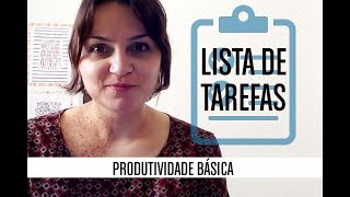 Como organizar uma lista de tarefas [upl. by Maillij920]