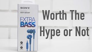 Sony MDR XB55AP Earphones Review  Worth the Hype [upl. by Emerson320]