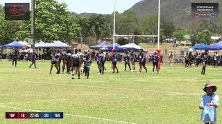 Game 43  Field 1  Gordonvale Indigenous Rugby League Carnival  Top End Tiak vs Tagalaka Waangu [upl. by Ibrik]