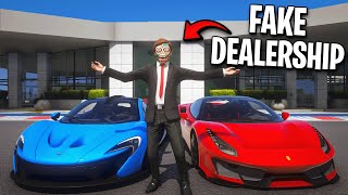 Scamming Players with Fake Car Dealership in GTA RP [upl. by Shaun]