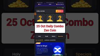 zen coin daily combo  daily combo zen coin  daily combo today  dailycombo zencoin shorts [upl. by Ettezoj]