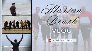 Enjoying with friends in Marina Beach 🏖️ Marina Beach Chennai chennai beach vlog marinabeach [upl. by Lacie]