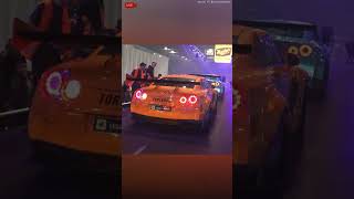 NISSAN GTR R35 BIG CRAZY FLAMES cars otomotif nissangtr [upl. by Malloy]