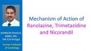 Mechanism of Action of Ranolazine Trimetazidine and Nicorandil [upl. by Mungo803]