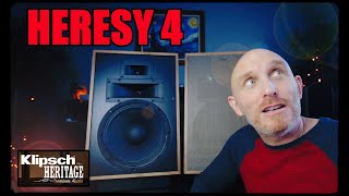 The Klipsch Heresy IV Review WHOA [upl. by Enelegna]