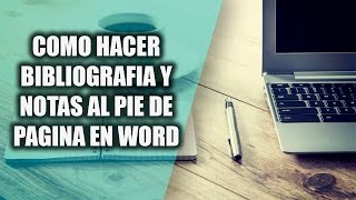 notas al pie de pagina y bibliografia [upl. by Atat]