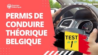 Nouveau permis de conduire théorique Belgique 2025 ✅ 50 Questions [upl. by Nesnaj]