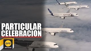 Impresionante exhibición aérea con aviones comerciales [upl. by Peh]