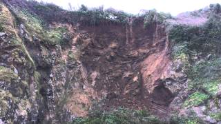 Padstow landslide chiddlypumps [upl. by Lali]