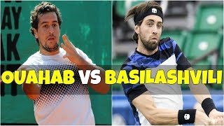 Lamine Ouahab vs Nikoloz Basilashvili  2R Marrakech 2018 Highlights HD [upl. by Seraphina]