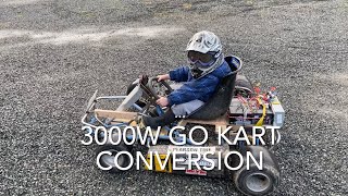 DIY Electric Go Kart conversion Part 3 [upl. by Porcia]