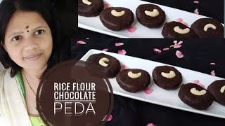 Rice flour chocolate pedaDiwali special [upl. by Adis]