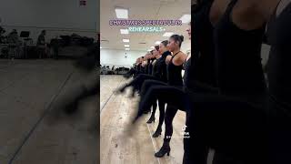 Rehearsals are in full swing radiocitymusichall kickline dancerlife rockettes [upl. by Allred]