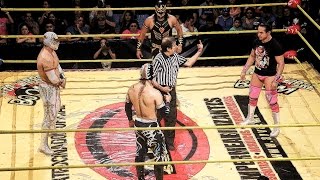 Caristico vs Titan vs Volador Jr vs Máscara Dorada por la Copa BOOM [upl. by Eeryk]