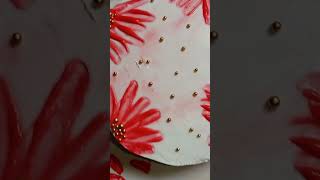 Palate knife designe 🍁🌸cake birthdaycake shorts fyp reels [upl. by Forcier]