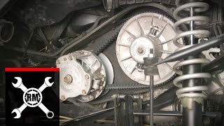 How To Change the Drive Belt on a Polaris Ranger 570 900 amp 1000 [upl. by Goeger338]