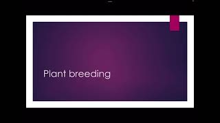 plant breeding [upl. by Giah]