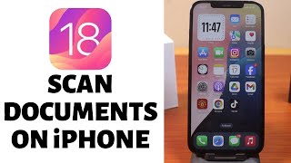 iOS 18 How to Scan Documents on iPhone [upl. by Kleper742]