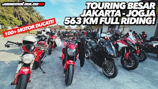 Touring We Ride As One DUCATI Indonesia  Jakarta  Yogyakarta 563 KM 🔥 [upl. by Deevan]